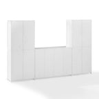 Savannah 3 Piece Sideboard and Pantry Set KF33028WH in White