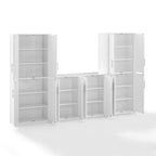 Savannah 3 Piece Sideboard and Pantry Set KF33028WH in White