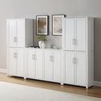 Savannah 3 Piece Sideboard and Pantry Set KF33028WH in White
