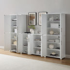 Savannah 3 Piece Sideboard and Pantry Set KF33028WH in White