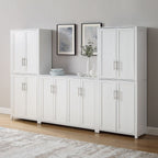 Savannah 3 Piece Sideboard and Pantry Set KF33028WH in White