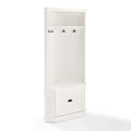 Seaside Corner Hall Tree CF6020-WH in Distressed White