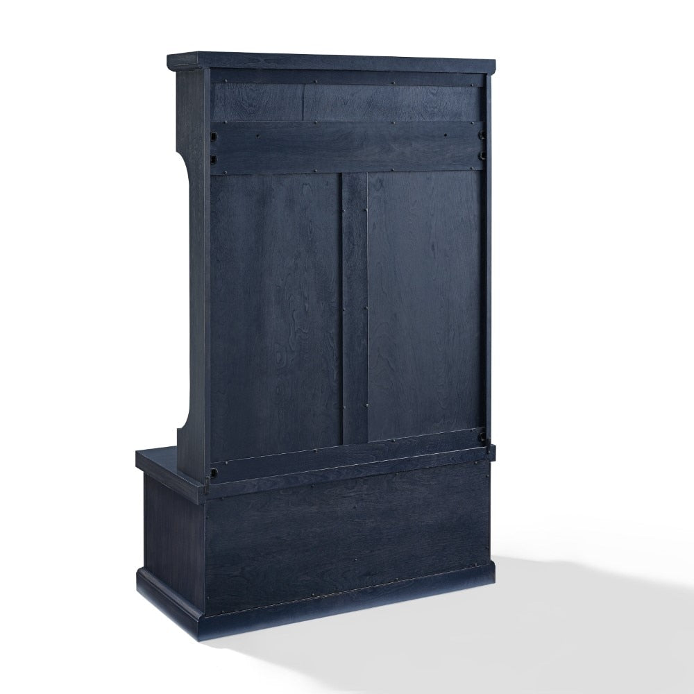 Seaside Hall Tree CF6006-NV in Distressed Navy