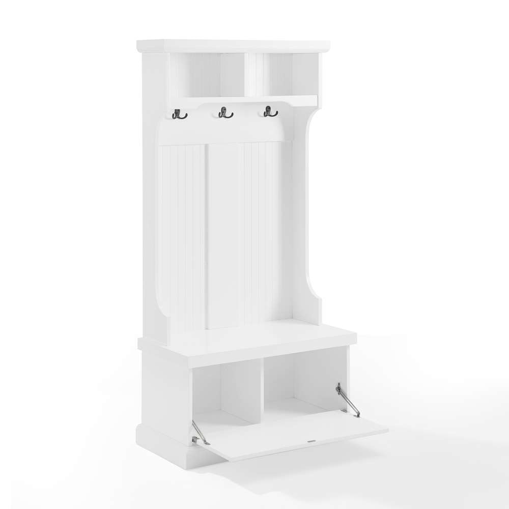 Shoreline Hall Tree CF6030-WH in White