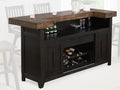 Ashford 78in Bar Complete Black Rustic Walnut 1859-23-BT/B