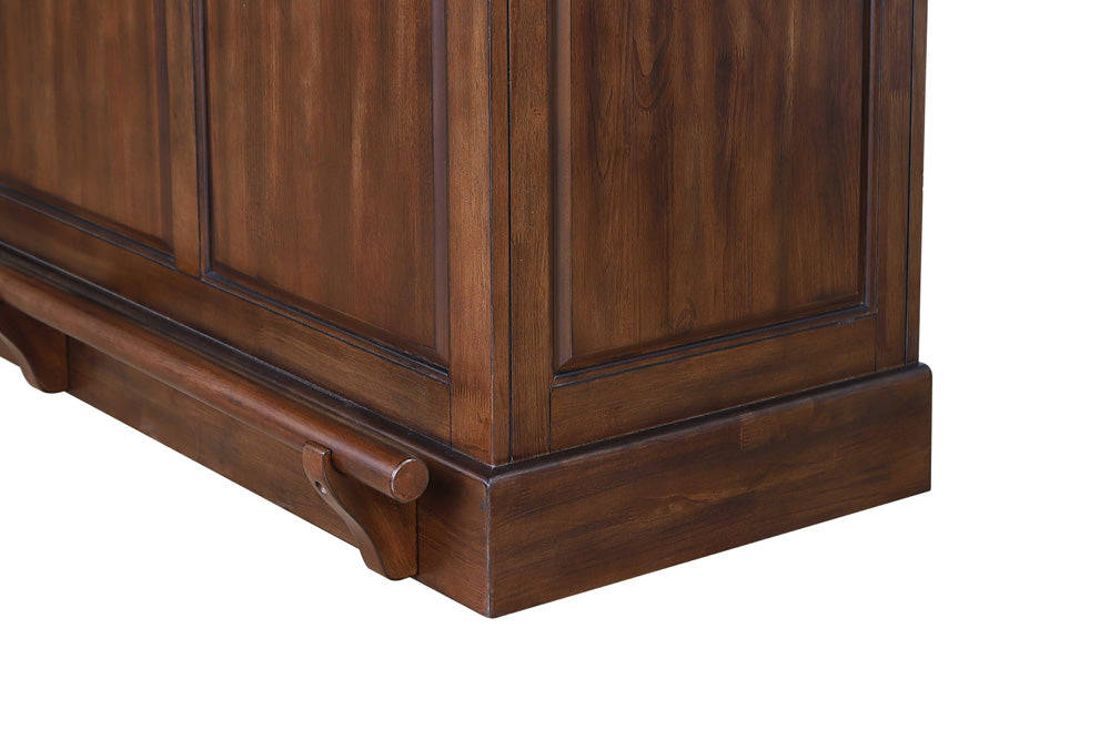 Belvedere Return Bar Complete Distressed Walnut 0411-35-T/B/R