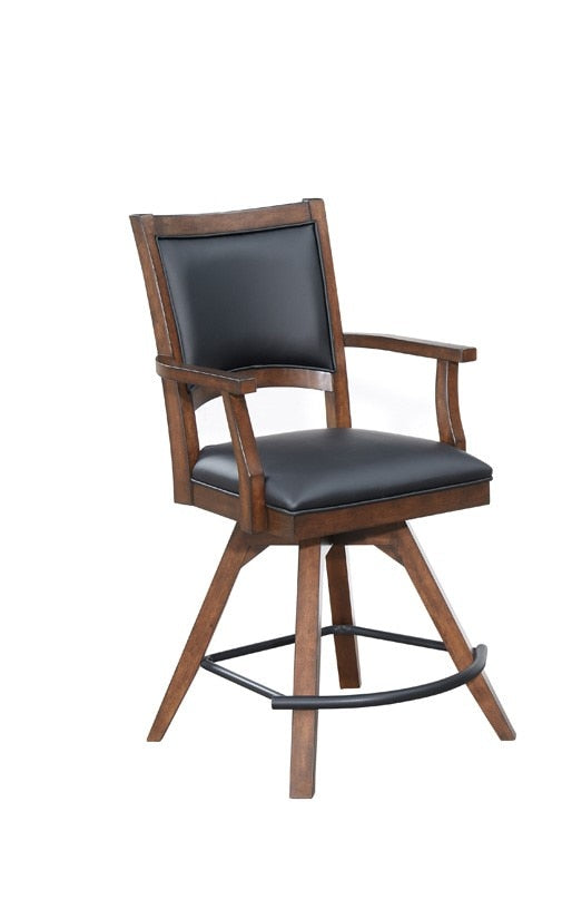 Spectator Swivel Counter Stool Distressed Walnut 0807-35-SCS Set Of 2