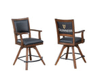 Spectator Swivel Counter Stool Distressed Walnut 0807-35-SCS Set Of 2