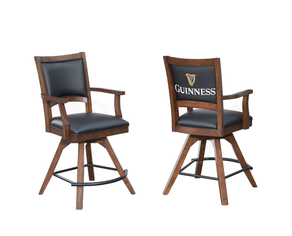 Spectator Swivel Counter Stool Distressed Walnut 0807-35-SCS Set Of 2