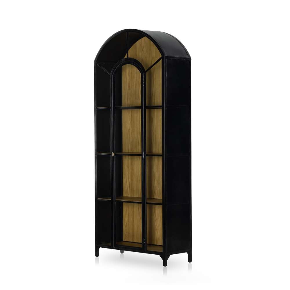 Belmont Cabinet 230858-001 in Oak-Black