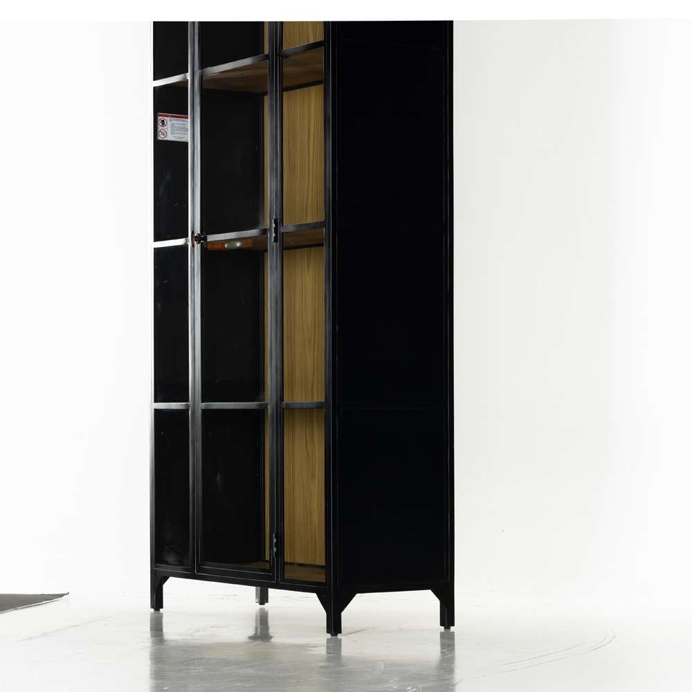 Belmont Cabinet 230858-001 in Oak-Black