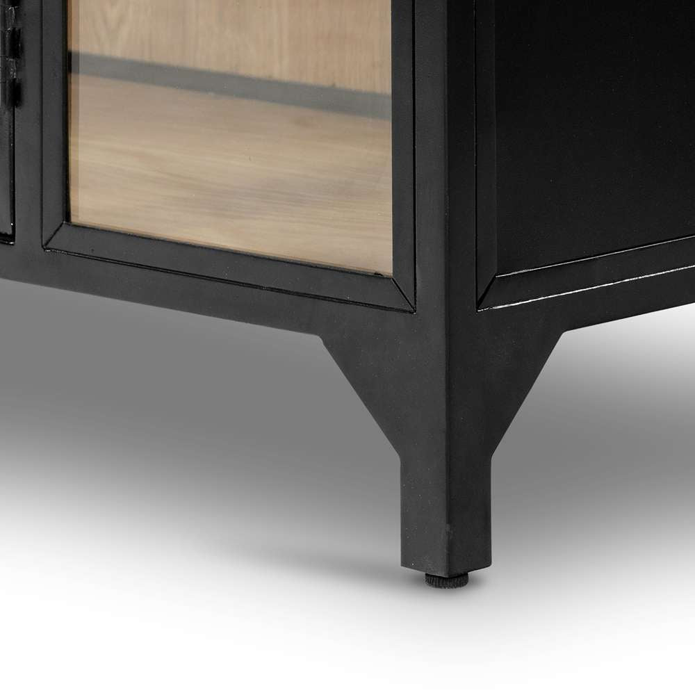 Belmont Cabinet 230858-001 in Oak-Black