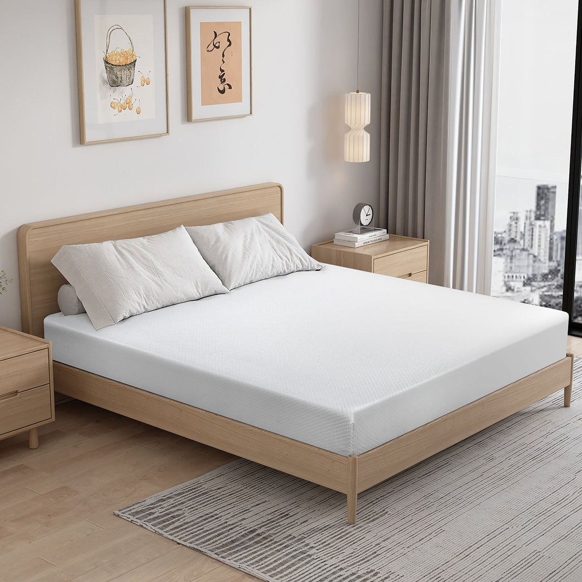 Artemisia 6in Queen Memory Foam Mattress White DM510-Q