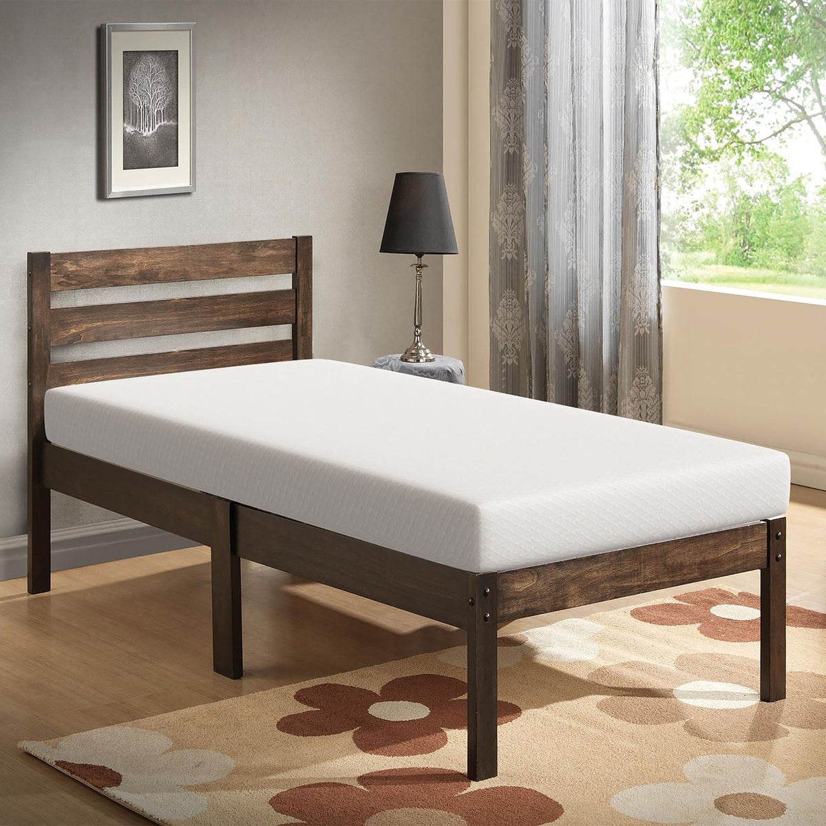 Artemisia 6in Twin XL Memory Foam Mattress White DM510-TXL