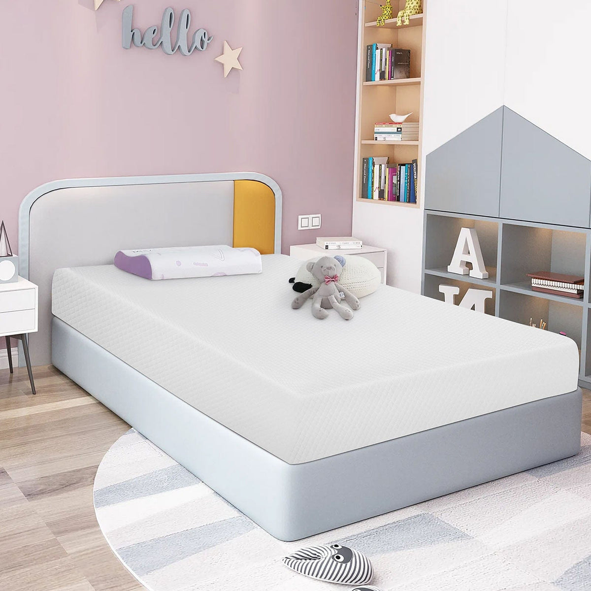 Artemisia 8in Full Memory Foam Mattress White DM520-F