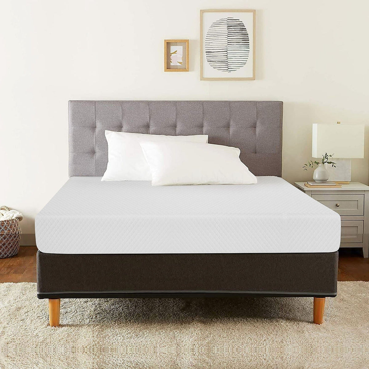 Artemisia 8in Queen Memory Foam Mattress White DM520-Q