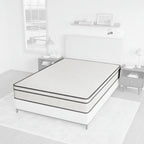 Catmint 10in Full Innerspring Mattress White/Gray DM910-F