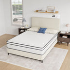 Catmint 10in Full Innerspring Mattress White/Gray DM910-F