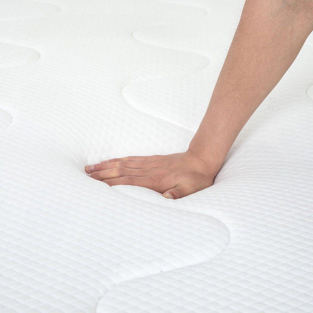 Catmint 12in Twin Innerspring Mattress White/Gray DM912-T