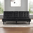Eidsberg Futon Sofa Bed Drop Down Table Black FM2908BK