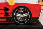 Firestall Twin Car Bed CM7644-BED in Red