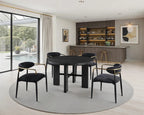 Gaetani 5 Pc. Dining Table Set Black FM-GM701BK-T-5PC03BK