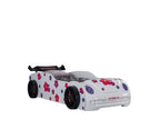 Jourley Car Bed FOA7732WH-BED in White