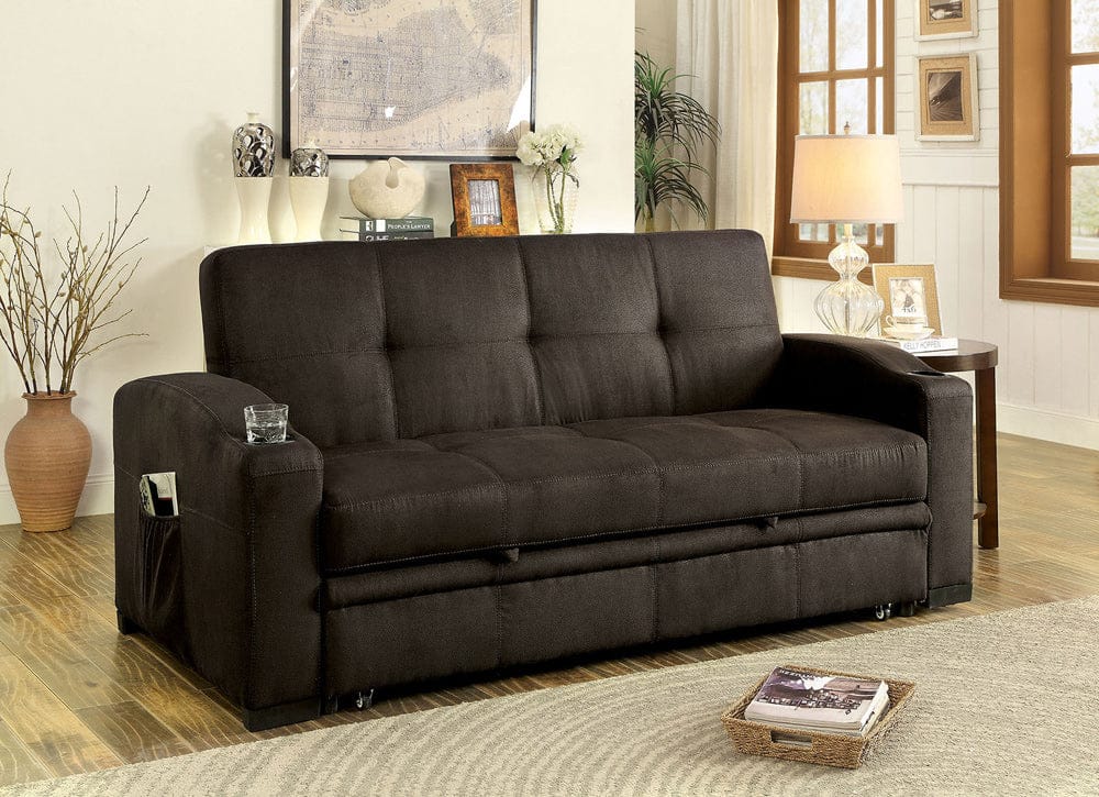 Mavis Futon Sofa Dark Brown CM2691-SET-VN