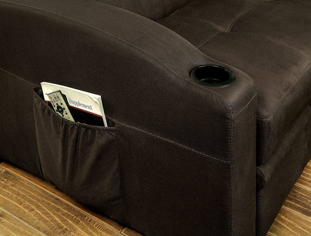Mavis Futon Sofa Dark Brown CM2691-SET-VN