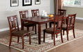 Montclair I 7 Pc. Dining Table Set Dark Cherry/Brown CM3930T-7PK