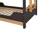 Nestor Twin/Twin Bunk Bed FM-BK201BK-T-BED+M6 in Purple Mauve/Natural