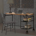 Furniture of America Olga Desk in Antique Black