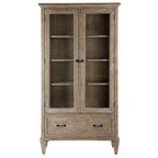 Briarhill Door Bookcase in Dovetail Grey 00359