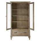 Briarhill Door Bookcase in Dovetail Grey 00359