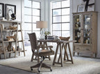 Briarhill Door Bookcase in Dovetail Grey 00359