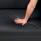 Carlton Convertible Sofa Bed in Black 9730BLK-3CL
