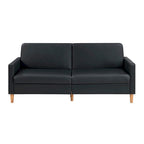 Carlton Convertible Sofa Bed in Black 9730BLK-3CL