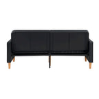 Carlton Convertible Sofa Bed in Black 9730BLK-3CL