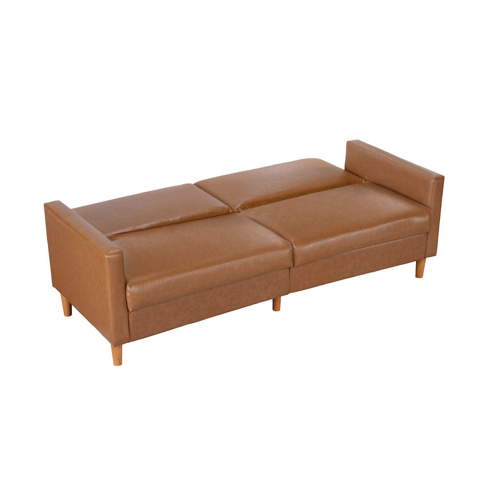 Convertible Sofa Bed Camel 9730CAM-3CL