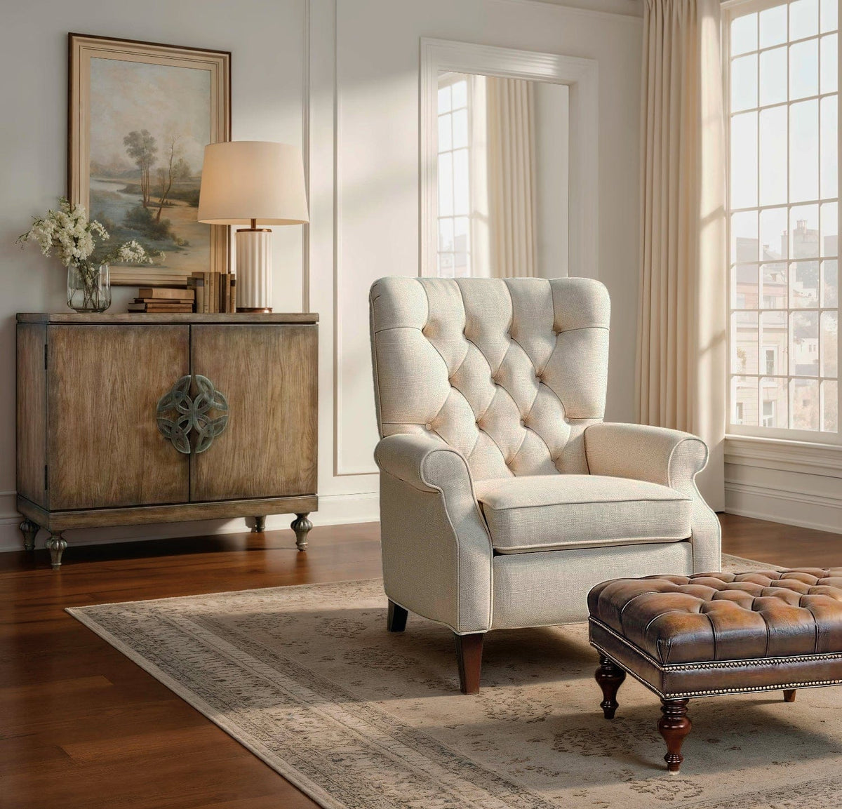 Savion Accent Chest 638-85044 in Dark Wood