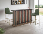Antique Multicolor 1 Drawer 2 Shelves 2 Doors Bar IFD967BAR-MC