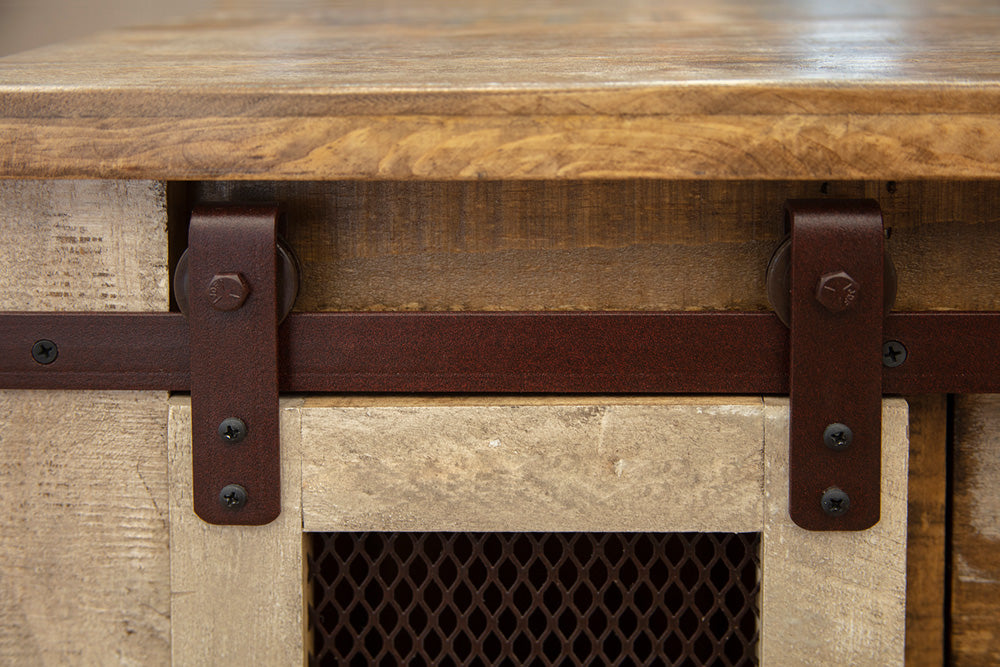 IFD Antique Multicolor 8-Drawer 4-Door Cocktail Table IFD9661CKT