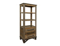 Loft Brown 3 Drawers Pier Bookcase IFD6441PIR