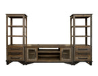 Loft Brown 3 Drawers Pier Bookcase IFD6441PIR