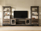 Loft Brown 3 Drawers Pier Bookcase IFD6441PIR