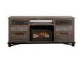 Loft 70in Fireplace IFD6441STNFP70 in Brown