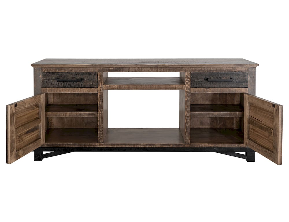 Loft 70in Fireplace IFD6441STNFP70 in Brown