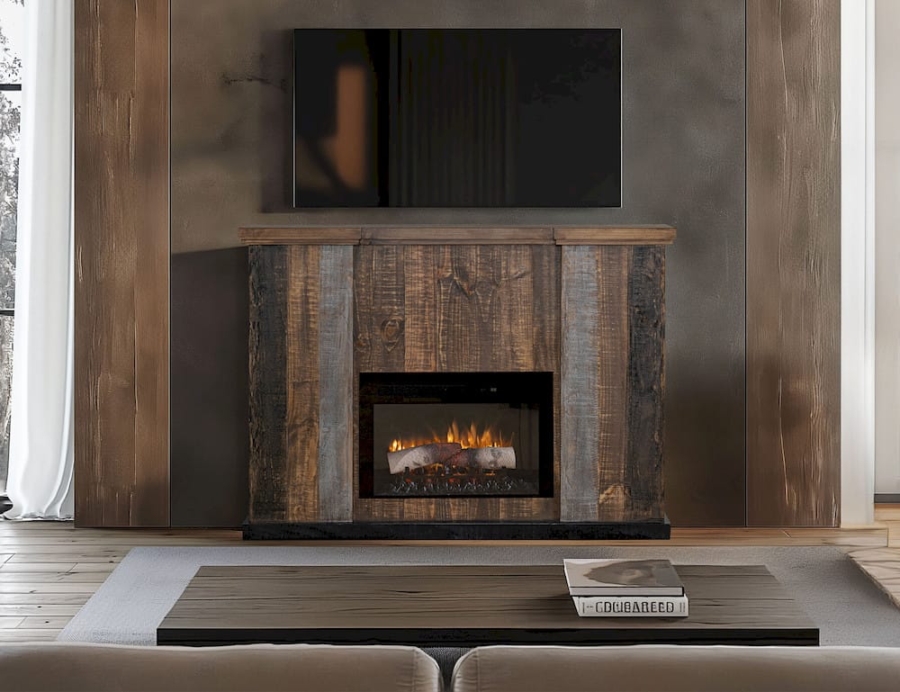 Loft Brown Mantel Fireplace IFD6441CNSFP