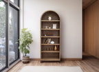 6-Shelf Bookcase in Chocolate Brown IFD8682BKS
