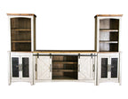 Pueblo White 3 Shelves 2 Door Pier IFD360PIER